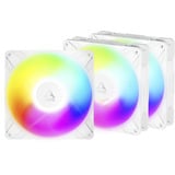 ARCTIC P14 Pro Reverse A-RGB ventilateurs de boîtier Blanc, 3 pièces, 140 x 140 x 30 mm, PWM, 3 pièces