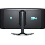 Alienware AW3423DWF 34" Moniteur UltraWide gaming incurvé  Noir, 1x HDMI, 2x DisplayPort, 4x USB-A, 1x USB-B, 165 Hz