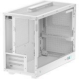 DeepCool CH160 PLUS WH boîtier mini tower Blanc | 2x USB-A | 1x USB-C | Verre Trempé