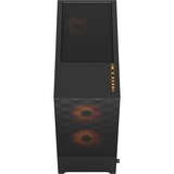 Fractal Design Pop Air RGB boîtier midi tower Noir/Orange | 2x USB-A | RGB | Verre Trempé