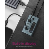 ICY BOX IB-HUB1454-C31 4-port USB 3.2 Gen 2 Type-C, Hub USB Gris/bleu-gris
