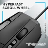 Logitech G502 X LIGHTSPEED, Souris gaming Noir, 100 - 25.600 dpi