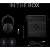 Logitech G PRO X LIGHTSPEED Wireless casque gaming over-ear Noir, PC, PlayStation 4, PlayStation 5