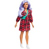 Mattel Fashionistas Doll 157 - Red Plaid Dress, Poupée 