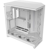 NZXT H9 Flow RGB boîtier midi tower Blanc (mat) | 2x USB-A | 1x USB-C | RGB | Verre Trempé