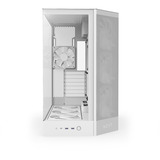 NZXT H9 Flow RGB boîtier midi tower Blanc (mat) | 2x USB-A | 1x USB-C | RGB | Verre Trempé