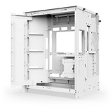 NZXT H9 Flow RGB boîtier midi tower Blanc (mat) | 2x USB-A | 1x USB-C | RGB | Verre Trempé