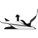 Res-Tech X1 Cockpit, Simulateur de course Noir/blanc brillant, Châssis aluminium