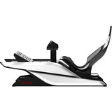 Res-Tech X1 Cockpit, Simulateur de course Noir/blanc brillant, Châssis aluminium