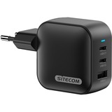 Sitecom Chargeur mural GaN Power Delivery 70 W Noir