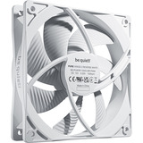 be quiet! Pure Wings 3, Ventilateur de boîtier Blanc, Ventilateur, 12 cm, 1500 tr/min, 80 m³/h, Blanc