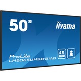 iiyama ProLite LH5065UHSB-B1AG, Affichage public Noir