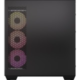 Corsair LINK 3500X RGB boîtier midi tower Noir | 2x USB-A | 1x USB-C | RGB | Verre Trempé