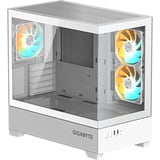 GIGABYTE C201 PANORAMIC ICE boîtier midi tower Blanc | 2x USB-A | RGB | Window