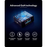 ICY BOX 240W GaN station de recharge Noir, 4x USB-C, 2x USB-A