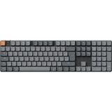 Keychron K5 Max-H3Z RGB clavier mécanique Gris, Layout BE (AZERTY), Gateron Low Profile 2.0 Mechanical Brown, 100%, Double-shot PBT, Hot-swappable, Bluetooth, 2.4GHz