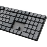 Keychron K5 Max-H3Z RGB clavier mécanique Gris, Layout BE (AZERTY), Gateron Low Profile 2.0 Mechanical Brown, 100%, Double-shot PBT, Hot-swappable, Bluetooth, 2.4GHz