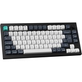 Keychron Q1 Max-M1 QMK, clavier Noir, Layout BE, Gateron Jupiter Red, RGB led, 75%, Hot-swappable, Bluetooth, 2.4GHz