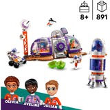 LEGO Friends - La station spatiale martienne et la fusée, Jouets de construction 42605