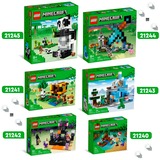 LEGO Minecraft - La maison du panda, Jouets de construction 