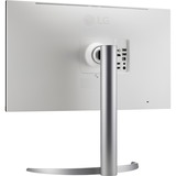 LG UltraFine 27UQ850V-W 27" 4K Ultra HD Moniteur Blanc/argent, 1x DisplayPort, 2x HDMI, 1x USB-C, 2x USB-A