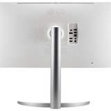 LG UltraFine 27UQ850V-W 27" 4K Ultra HD Moniteur Blanc/argent, 1x DisplayPort, 2x HDMI, 1x USB-C, 2x USB-A