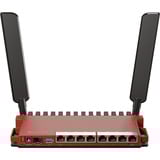 MikroTik Routeur L009UiGS-2HaxD-IN Rouge foncé, Qualcomm IPQ-5018 CPU, PoE, SFP, WiFi 6