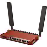 MikroTik Routeur L009UiGS-2HaxD-IN Rouge foncé, Qualcomm IPQ-5018 CPU, PoE, SFP, WiFi 6