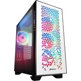 Sharkoon ELITE SHARK CA300H boîtier big tower Blanc | 2x USB-A | 1x USB-C | RGB | Window