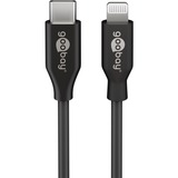 goobay Câble de charge et de synchronisation Lightning > USB-C Noir, 0,5 mètre