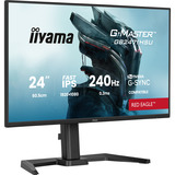 iiyama G-Master Red Eagle GB2471HSU-B1 23.8" Moniteur gaming Noir, 1x DisplayPort, 2x HDMI, 1x USB-C, 1x USB-A, 240 Hz