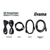 iiyama G-Master Red Eagle GB2471HSU-B1 23.8" Moniteur gaming  Noir, 240 Hz, HDMI, DisplayPort, audio, USB-C, NVIDIA G-Sync