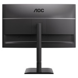 AOC U27E4CV 27" 4K Ultra HD Moniteur Noir, 1x DisplayPort, 2x HDMI, 1x USB-C, 4x USB-A, 1x RJ-45