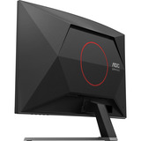 AOC  31" Moniteur gaming incurvé  Noir/Rouge
