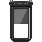 Just in Case Waterproof Floating Phone Bag IPX8, Housse smartphone Noir/transparent