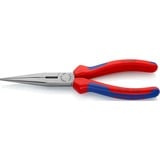 KNIPEX Pince demi-ronde avec tranchant 26 12 200 Rouge/Bleu, pince bec de cigogne