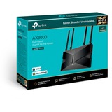 TP-Link Archer AX53 AX3000 double bande gigabit wifi 6, Routeur Wi-Fi 6 (802.11ax), Bi-bande (2,4 GHz / 5 GHz), Ethernet/LAN, Noir, Routeur