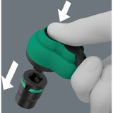 Wera 8010 B Zyklop Comfort Ratchet, Clè dynamométrique Noir/Vert, avec levier de commutation et 3/8" drive