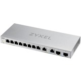 Zyxel XGS1210-12-ZZ0102F commutateur réseau Géré Gigabit Ethernet (10/100/1000) Gris, Switch Géré, Gigabit Ethernet (10/100/1000), Full duplex