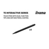 iiyama ProLite TE8612MIS-B4AG, Affichage public Noir (Mat), 2x HDMI | 1x DisplayPort | VGA | LAN | WiFi | 24/7 | Tactile