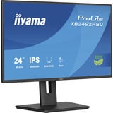 iiyama ProLite XB2492HSU-B1 écran plat de PC 61 cm (24") 1920 x 1080 pixels Full HD LED Noir Moniteur  Noir (Mat), 61 cm (24"), 1920 x 1080 pixels, Full HD, LED, 3 ms, Noir
