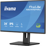 iiyama ProLite XB2492HSU-B1 écran plat de PC 61 cm (24") 1920 x 1080 pixels Full HD LED Noir Moniteur  Noir (Mat), 61 cm (24"), 1920 x 1080 pixels, Full HD, LED, 3 ms, Noir