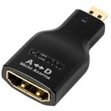 Audioquest HDMI A vers micro D, Adaptateur Noir