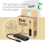 Club 3D Club USB-C® to RJ45 10G Ethernet Adapter, Adaptateur Noir