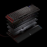 Corsair VANGUARD PRO 96 RGB clavier gaming mécanique Noir, Layout US (QWERTY), Corsair MGX, 96%, QWERTY US, MGX, 96%, RGB, hot-swap