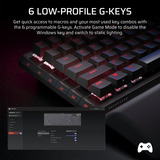 Corsair VANGUARD PRO 96 RGB clavier gaming mécanique Noir, Layout US (QWERTY), Corsair MGX, 96%, QWERTY US, MGX, 96%, RGB, hot-swap