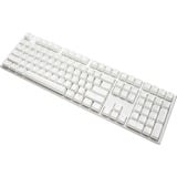 Ducky One 3 Classic White, clavier gaming Blanc/Argent, Layout BE, Cherry MX Red Silent, LED RGB, ABS