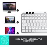 Logitech MX Keys Mini pour Mac Minimalist, clavier Graphite, Layout US (QWERTY), Bluetooth