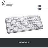 Logitech MX Keys Mini pour Mac Minimalist, clavier Graphite, Layout US (QWERTY), Bluetooth