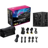 MSI MPG A1000GS PCIE5 alimentation  modulaire 1000 watt Noir, 2x 12V-2x6, 1x PCIe